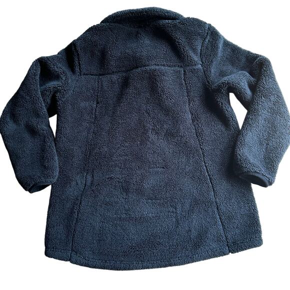 The North Face Black Sherpa Funnel Neck Pullover Sweatshirt youth XL WMN Size S - Picture 5 of 10